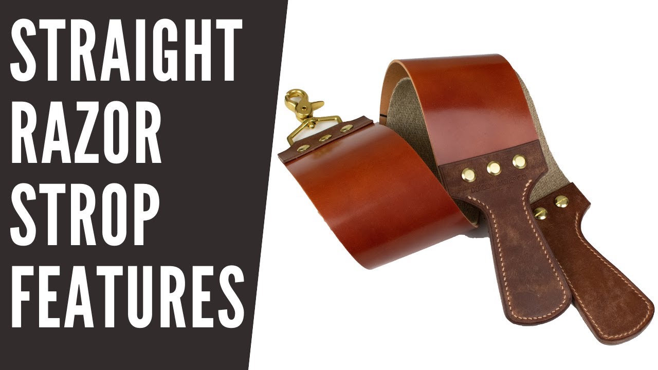 Horween Shell Cordovan Straight Razor Strop Features