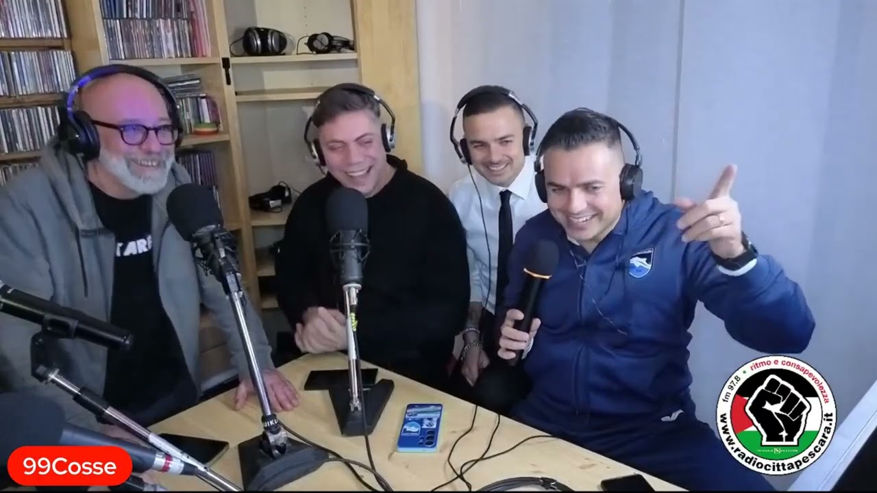 99Cosse Radioshow  #136 con Luca Teseo e la mascotte del Pescara Calcio CIUFFO (Loris&Yuri Mazzioli)