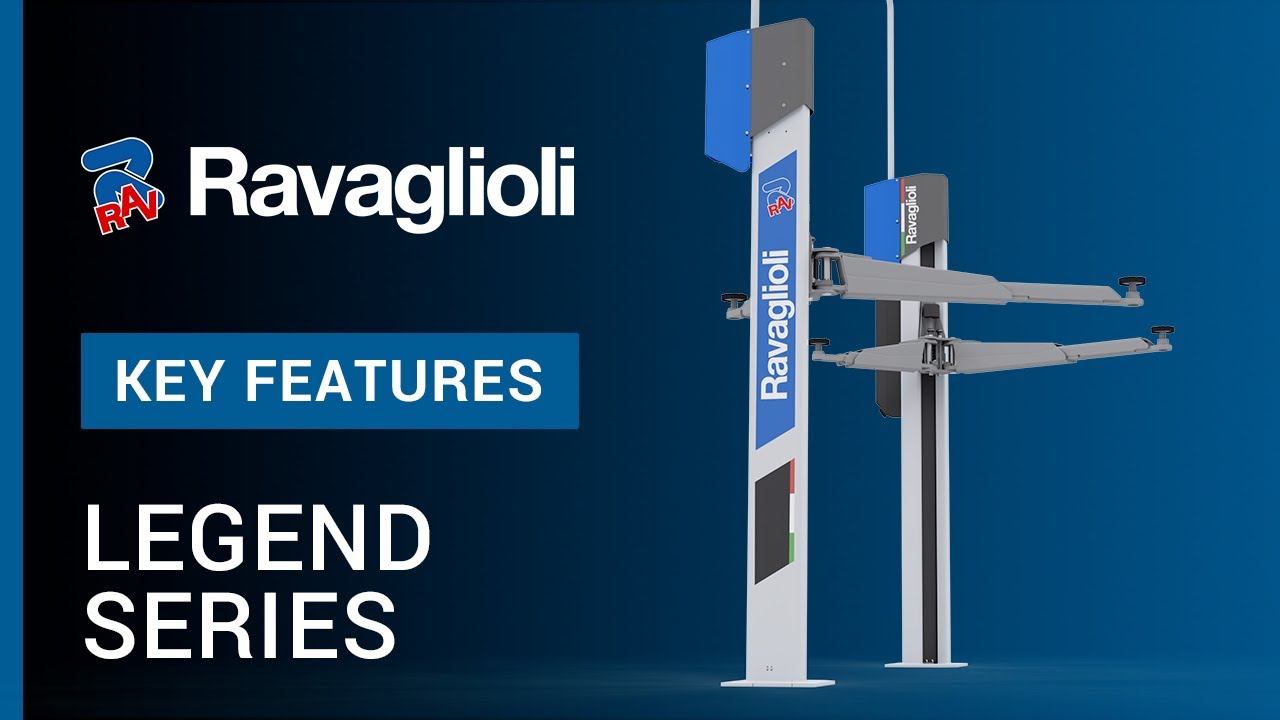 Ravaglioli LEGEND SERIES - Электромеханические 2-стоечные подъемники - Основные характеристики