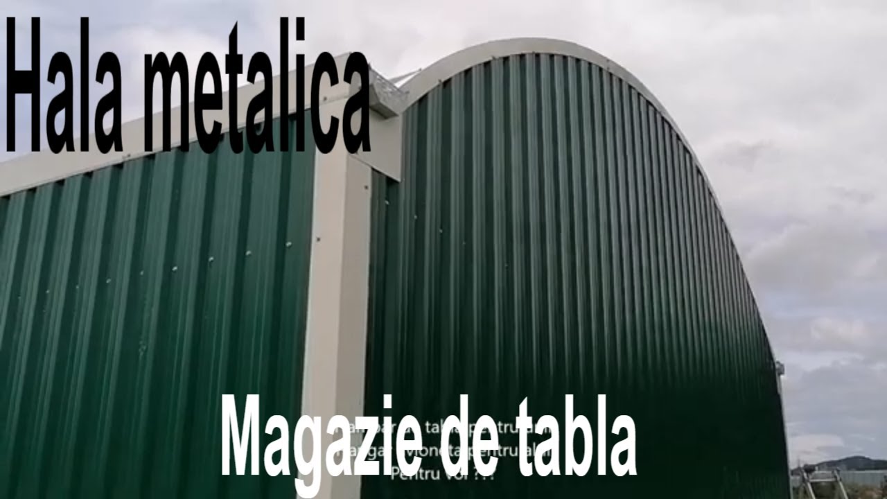 Constructie garaj metalic.Cort agricol.Magazie de tabla.Constructie hala pe structura metalica.