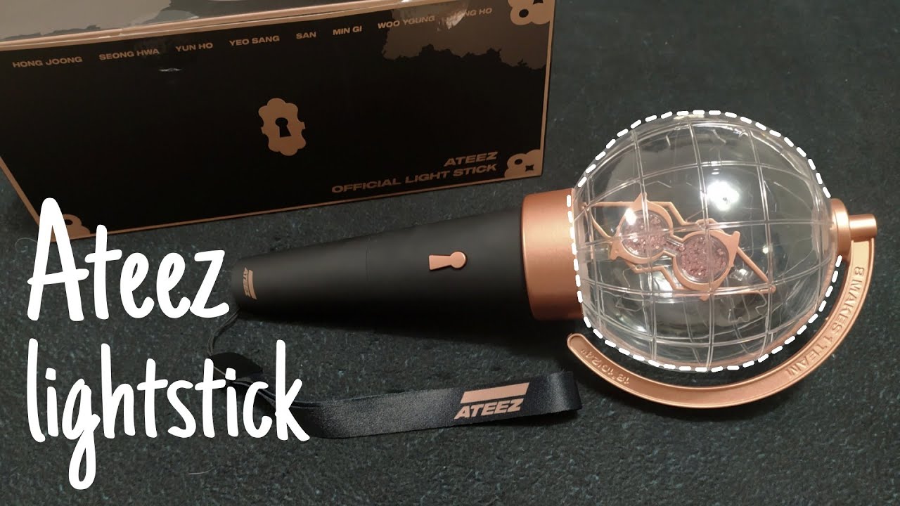 Ateez lightstick unboxing [Lightiny] // En español