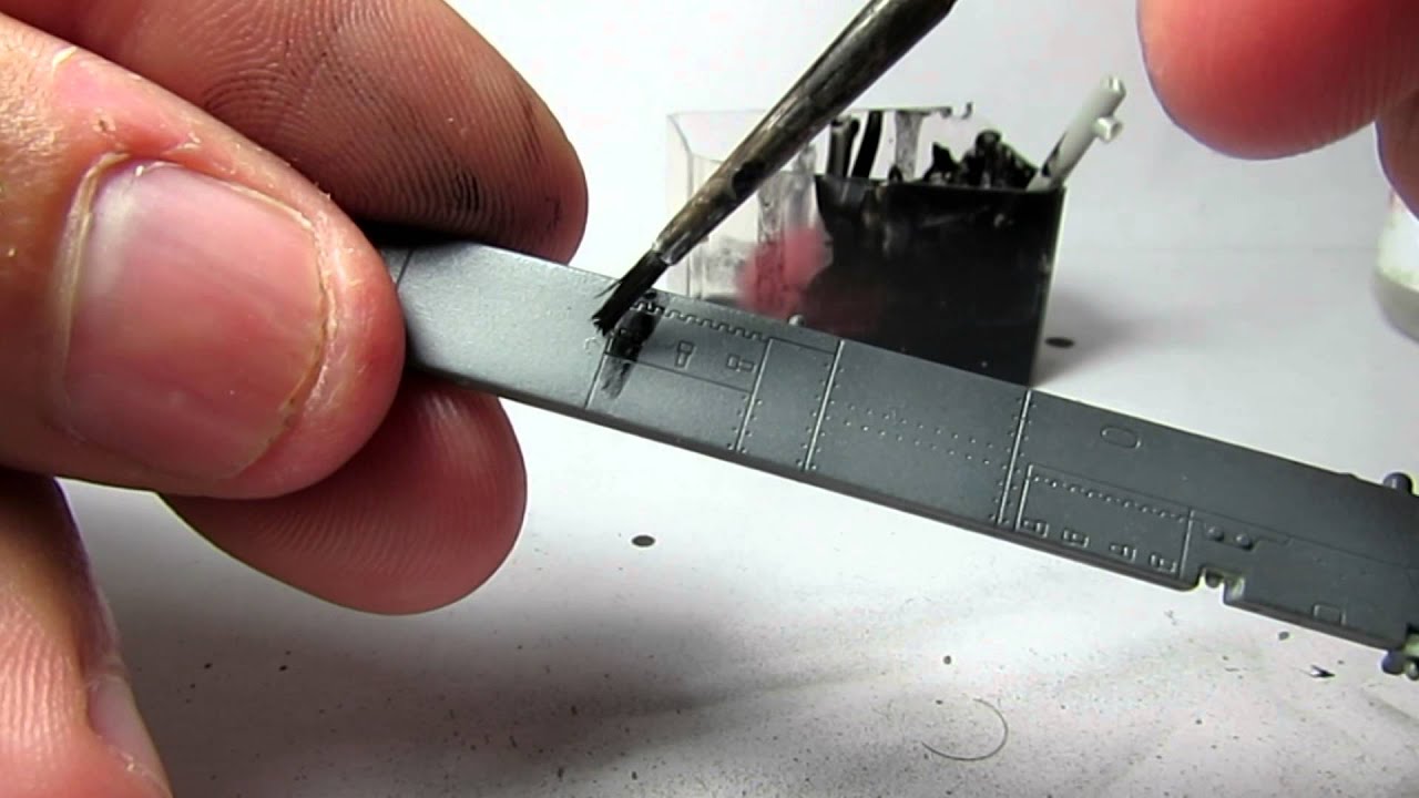 TUTORIAL - Wash com tinta óleo