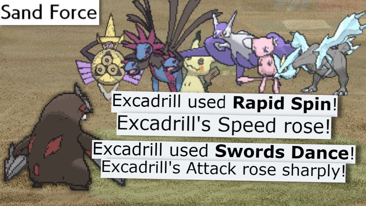 SAND FORCE EXCADRILL SWEEPS NATIONAL DEX | POKEMON SHOWDOWN