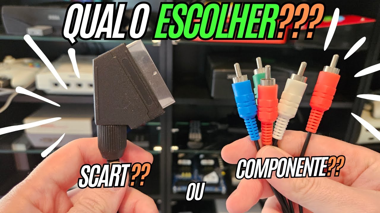 Guia DEFINITIVO: Cabo Componente ou SCART – Entenda as Diferenças!