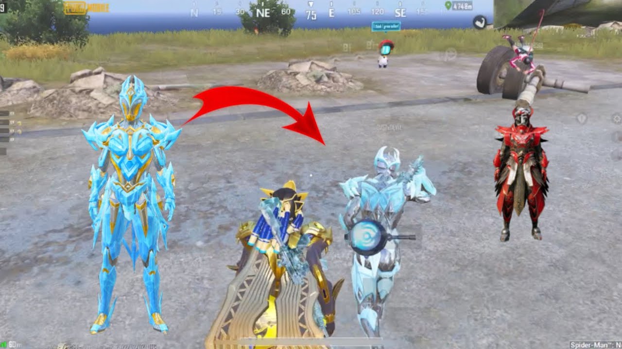 Omg!! I CHALLENGED the GLACIER X-SUIT😱Pubg Mobile