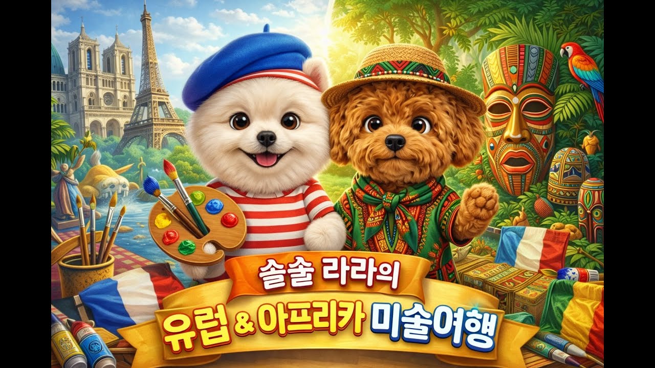 🎨아이와 함께 보는 세계 미술 | 유럽·아프리카 | Europe & Africa Art Trip