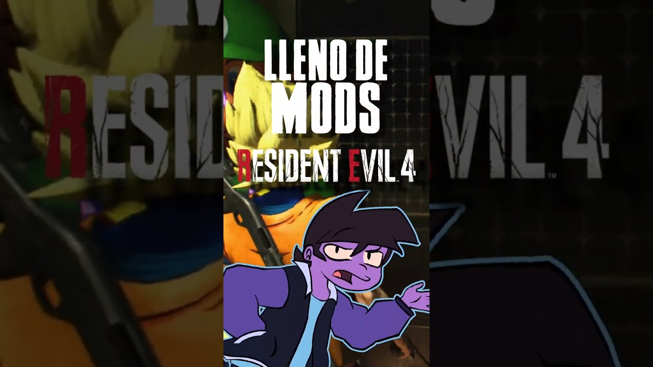 Como que mi RESIDENT EVIL 4 se ve medio raro? Ps si est&aacute; chido no? LUIGI CONTRA BOWSER