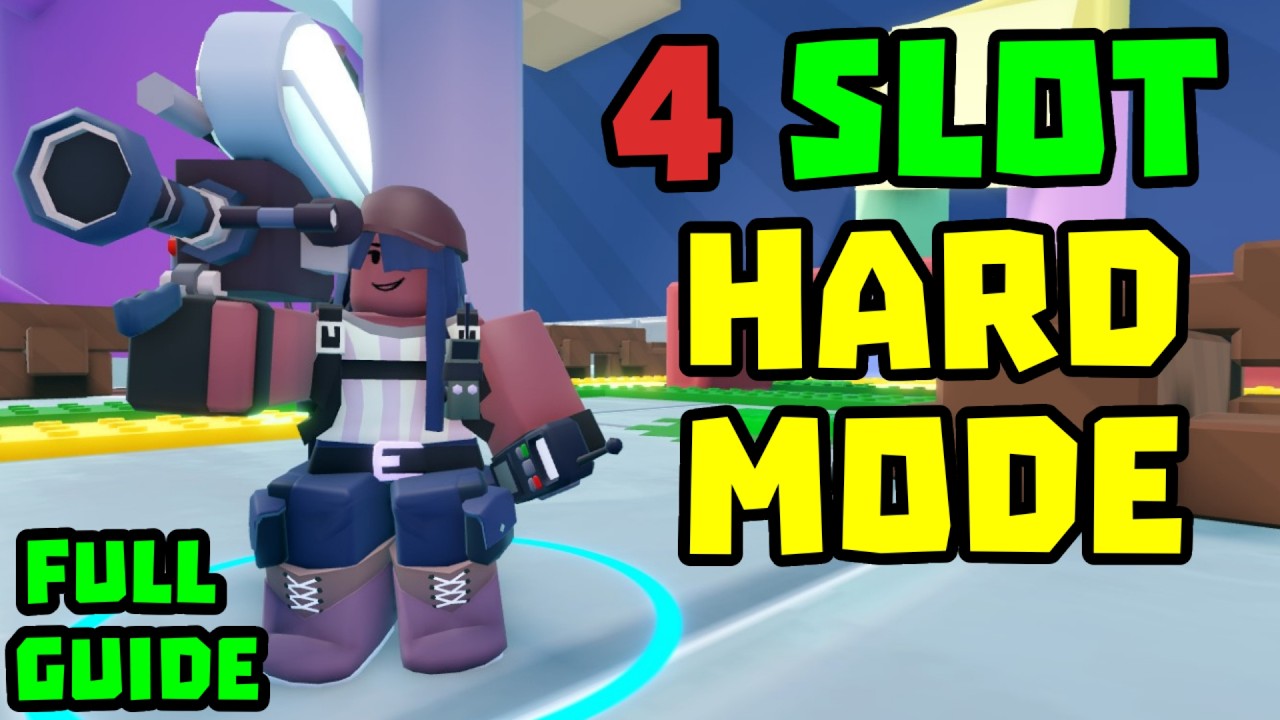 4 SLOT SOLO Ducky Revenge Hard Mode Победа + Полный Гайд | TDS Tower Defense Simulator