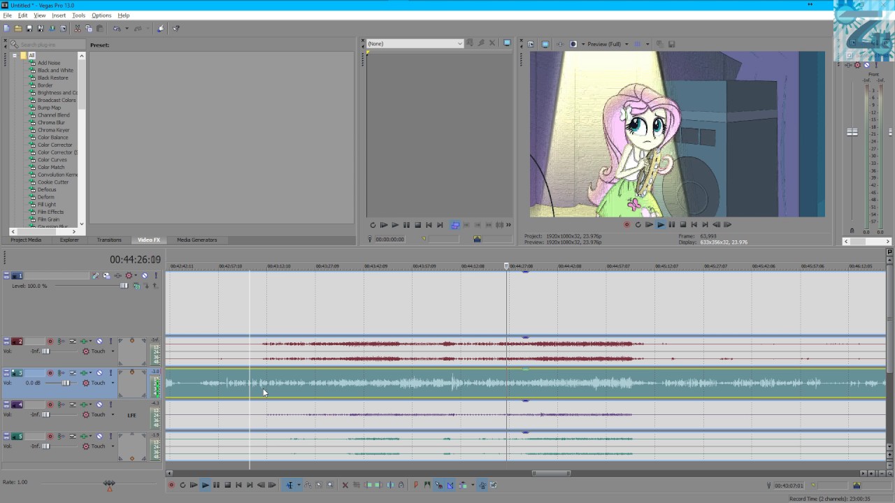 Equestria Girls Rainbow Rocks Shake your tail: Separated audio track