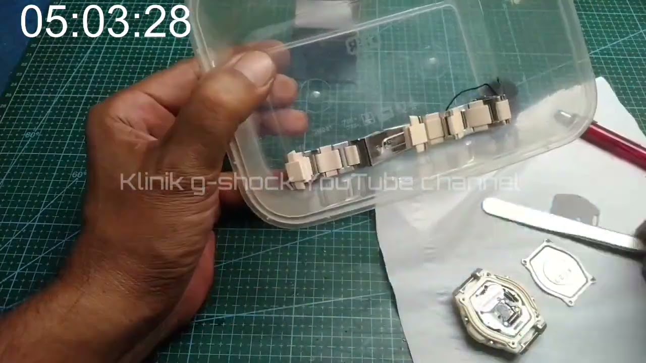 RESTORASI CASIO BABY G MSG-130C DI PASANG BATRAI GAK MENYALA