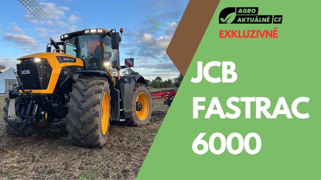 Nová generace JCB Fastrac 6000 rozšiřuje nabídku rychlých traktorů o vyspělejší modely
