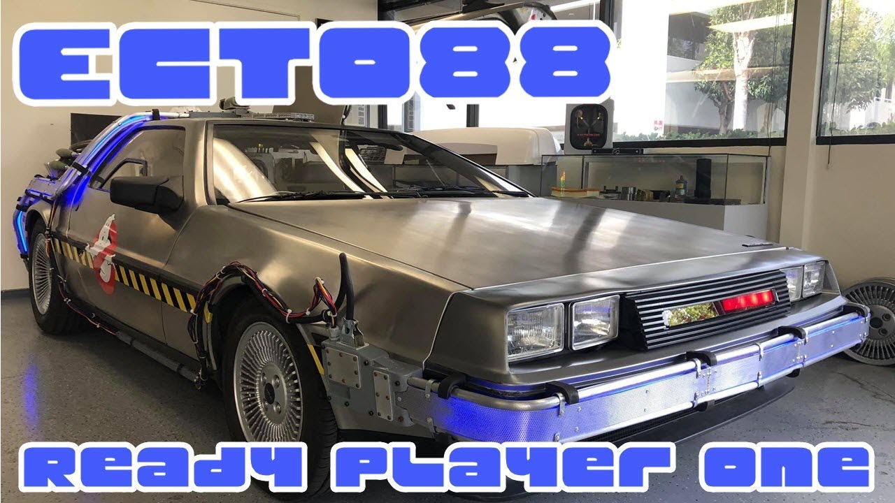 DeLorean Spotlight: ECTO88 - Ernest Cline's 1982 DeLorean DMC-12 Time Machine  - Ready Player One