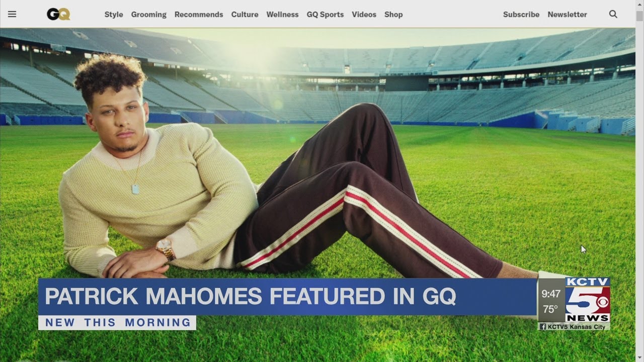 Chiefs QB Patrick Mahomes featured on cover of GQ magazine
