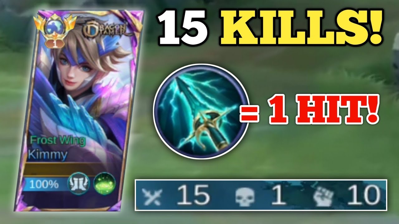 15 KILLS! KIMMY 1 HIT DELETE BUILD IS INSANE! | TOP GLOBAL KIMMY BEST BUILD -MLBB