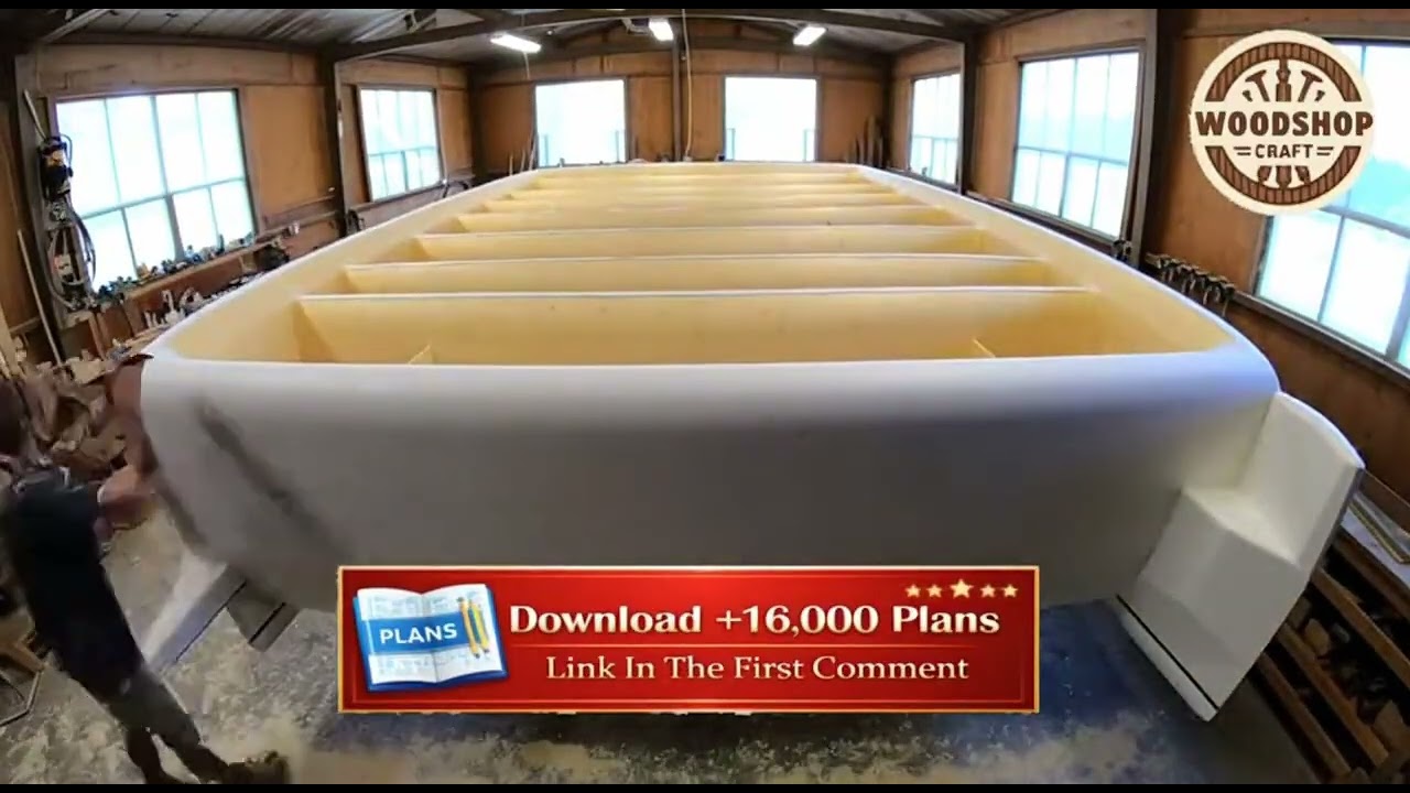 INSANE Spacious Catamaran Build From Scratch Step by Step Boat Plans