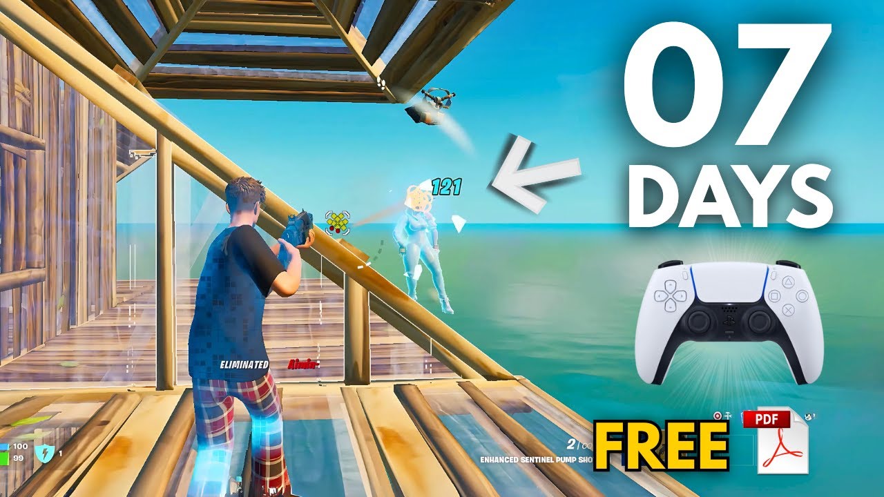 Get "PRO CONTROLLER AIM" IN 7 DAYS ( EASY DRILLS FORTNITE )