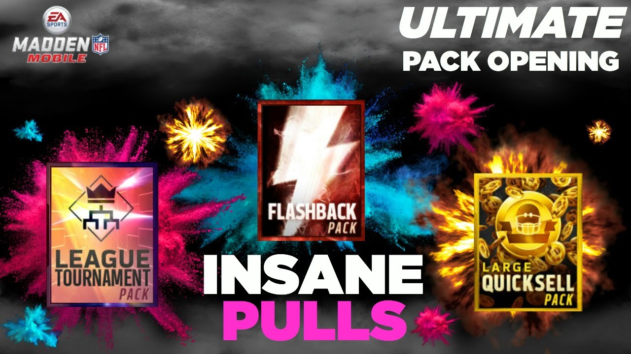 Madden Mobile 16 - Ultimate Pack Opening!! INSANE FLASHBACK AND QUICKSELL PULLS!!!
