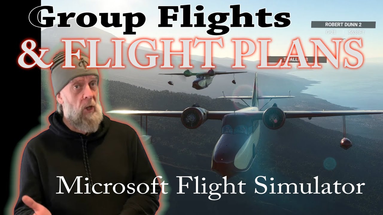 Creating Multi-Leg Flight Plans for Group Flights - Grumman Goose Gran Canaria Islands- Lazerbolt