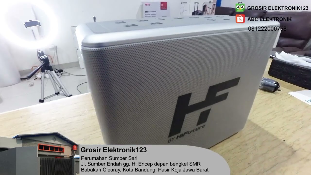 BARU HYFITURE Music Box 100W Bluetooth Speaker Portable BY GROSIR ELEKTRONIK123
