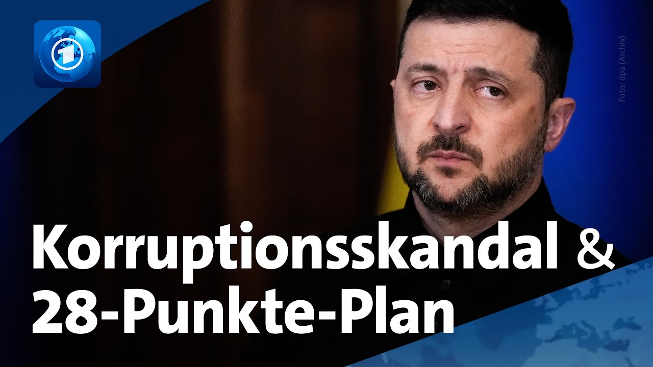 Ukrainekrieg: Verhandlungen &uuml;ber Trumps Ukraine-Plan und Korruptionsskandal