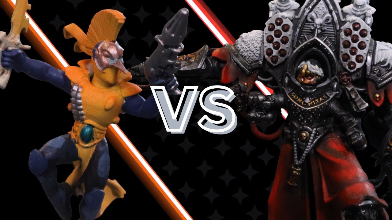 Aeldari VS Adepta Sororitas Warhammer 40K Competitive Battle Report