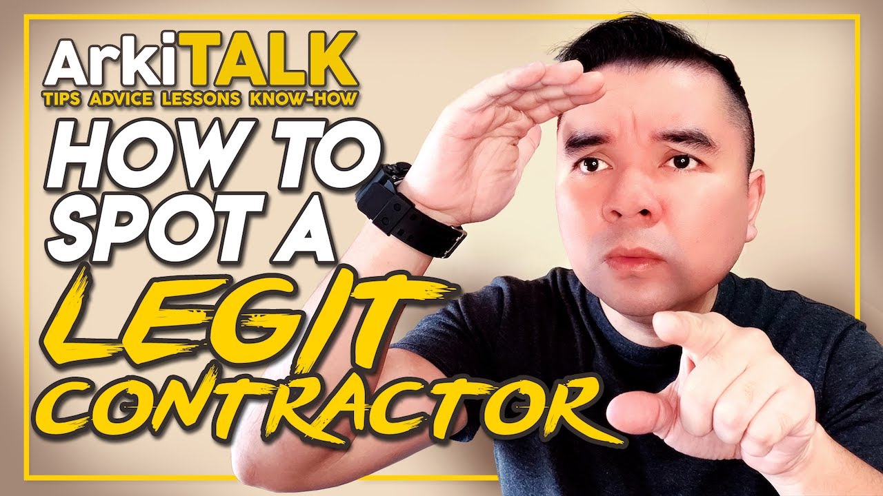 How To Spot A Legit Contractor? | ArkiTALK