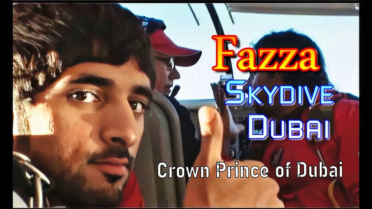 Crown Prince of Dubai - Sheikh Hamdan (فزاع Fazza) Skydive Dubai 🚁