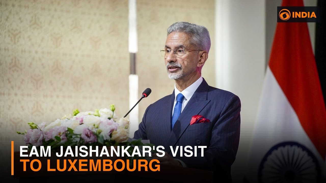 EAM Jaishankar's visit to Luxembourg & more latest news | DD India Live