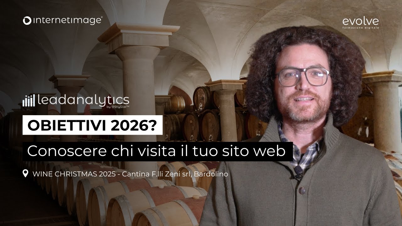 Obiettivi 2026: Conoscere le aziende che visitano il tuo sito web  - Alvise Marinetti, Internetimage