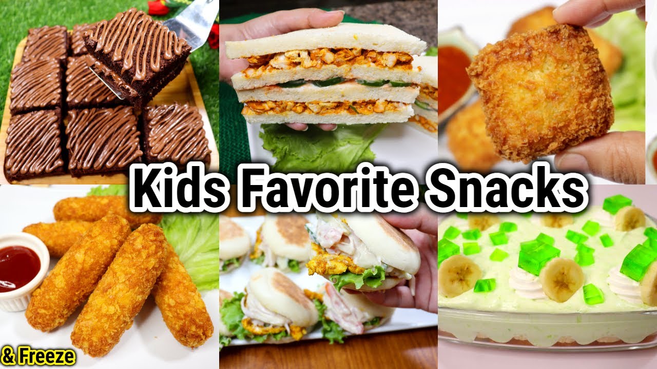 Delicious Kids Favorite Snacks Recipes ❗ Tikka Sandwich | Shawarma Pockets | Nutella Brownies