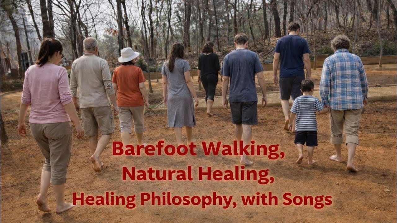 Barefoot walking, natural healing, and a philosophy of healing -together with music #BareWalking