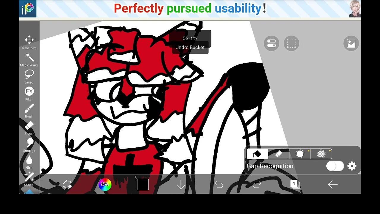 Custom dandy's world skin for yatta :3 (I started recording half way in drawing it-)