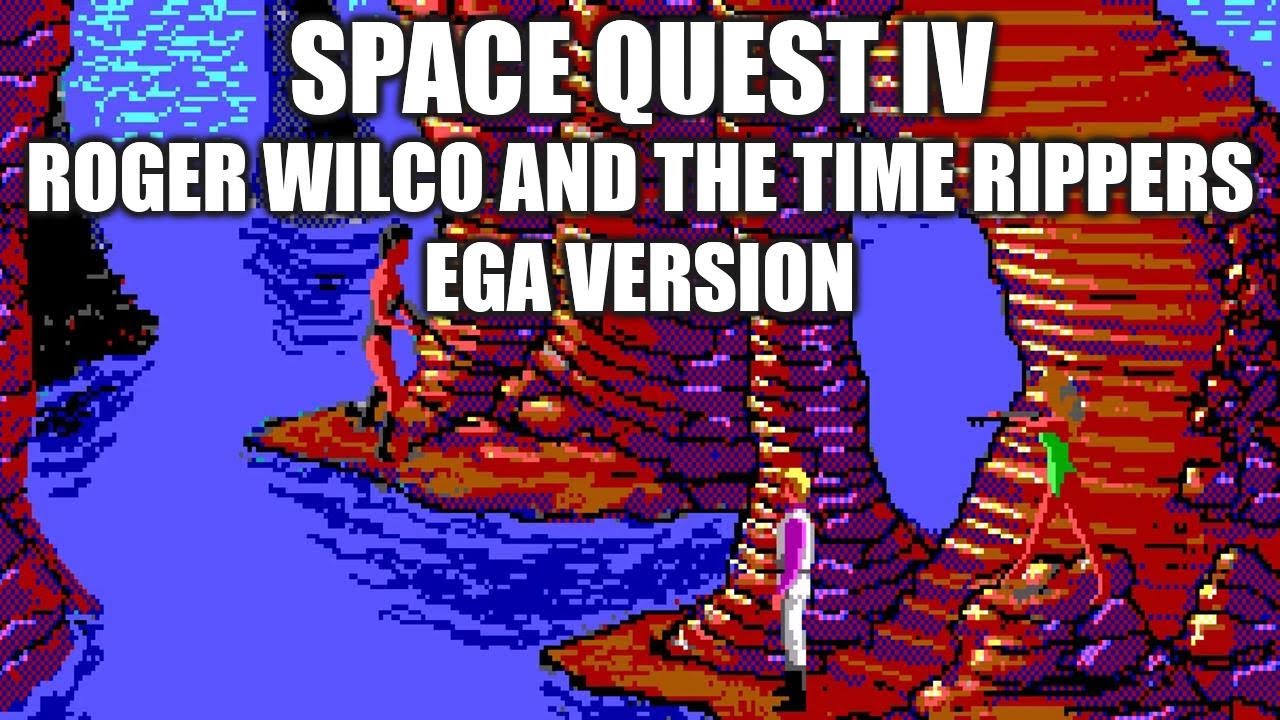 SPACE QUEST IV (EGA VERSION) Adventure Game Gameplay Walkthrough - No Commentary Playthrough