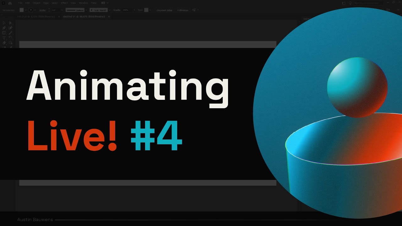 Making A Stylized Animated Loop! - Austin Bauwens Stream #4