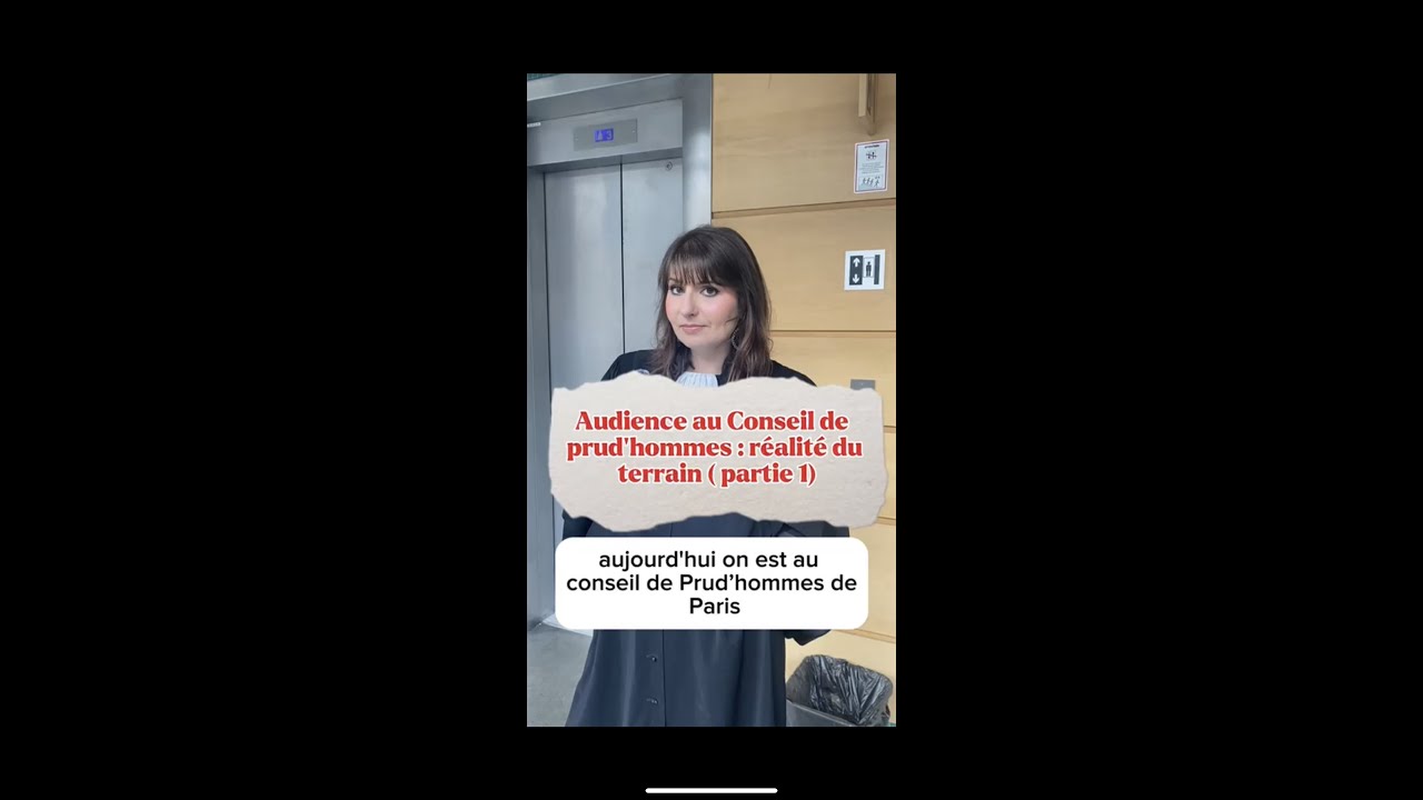 Audience au Conseil de prud'hommes (partie 1)