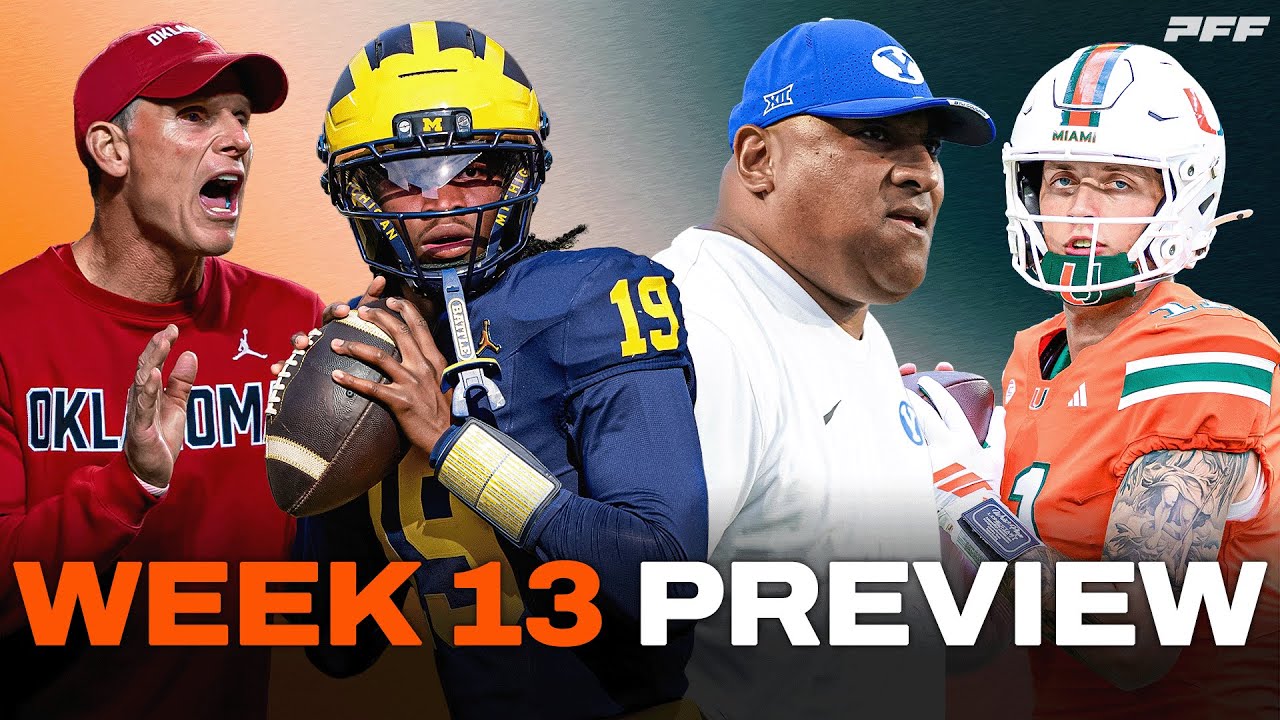 Previewing & Predicting the Biggest Week 13 Games in College Football | PFF College Football Show