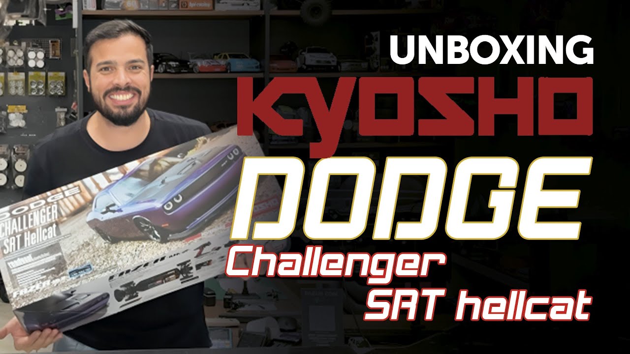 Kyosho Fazer MK2 Dodge Challenger SRT HellCat “Unboxing” 