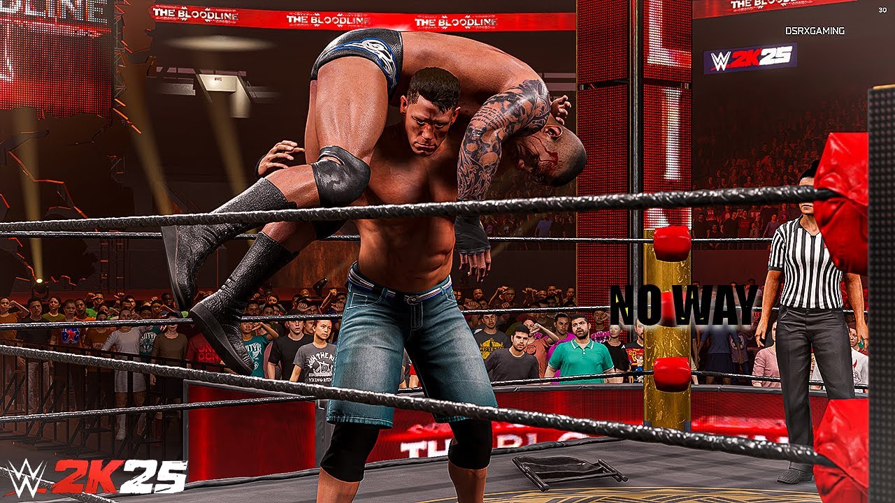 Этот матч зашёл СЛИШКОМ ДАЛЕКО 😱 | Джон Сина против Рэнди Ортона | WWE 2K25