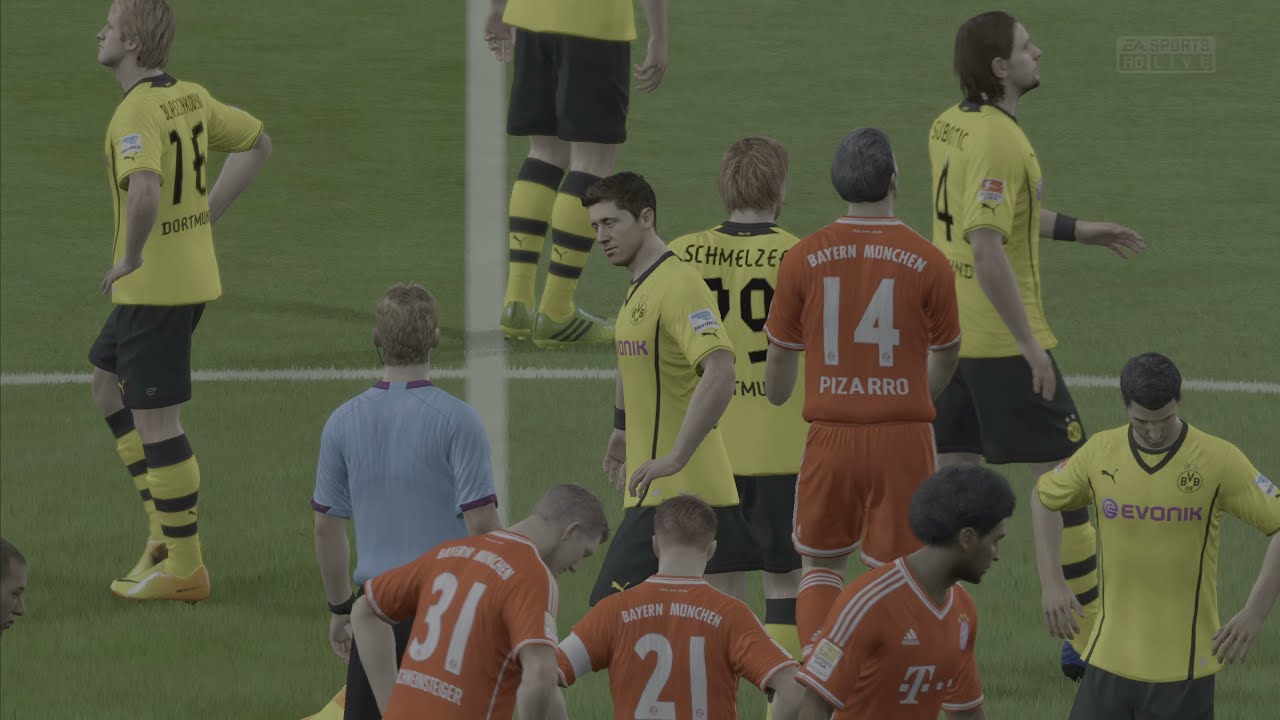 FIFA 14 on PlayStation 4 Pro - Bayern München x Borussia Dortmund [Bundesliga]