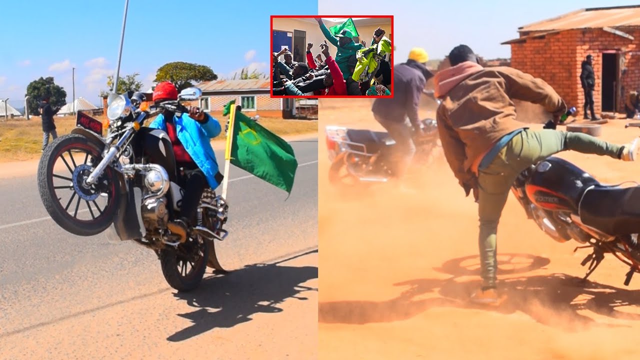 MBWEMBWE ZA VIJANA WA BODABODA IGWACHANYA WAKIMPELEKA MGOMBEA WAO WALIOMTAKA KUCHUKUA FOMU