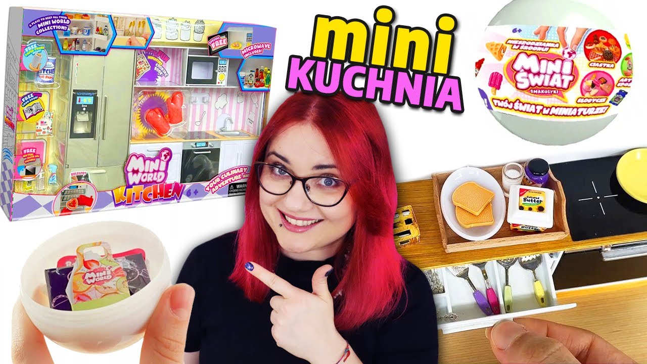 Buduję KUCHNIĘ z KUL NIESPODZIANEK 🍳🧅 Mini Świat Smakołyki