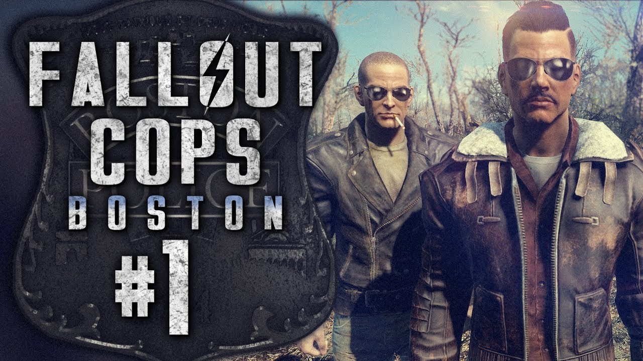 Полицейские из Fallout #1 - Добро пожаловать в Бостонскую полицию | Машинима по Fallout 4