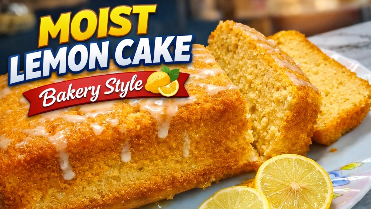 Easy Lemon Cake 🍋 طريقة كيك الليمون السهل | Moist Lemon Pound Cake From Scratch