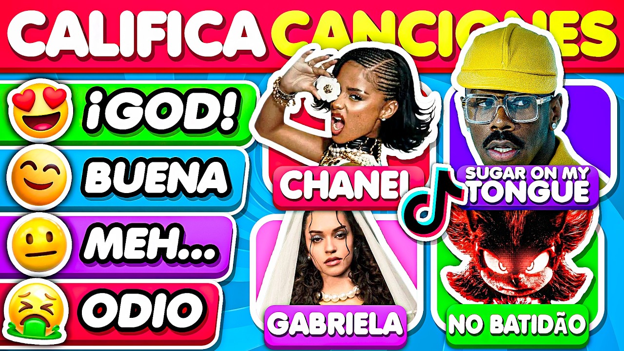 Califica Las Canciones M&aacute;s VIRALES de TIKTOK 2026 🔊🤔🎶 TriviaTime