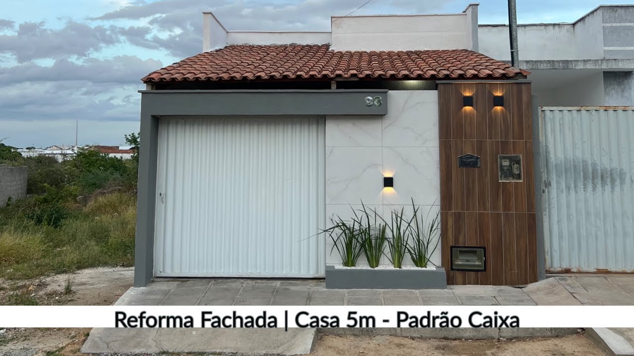 Antes x Depois Simples de Casa 5 metros