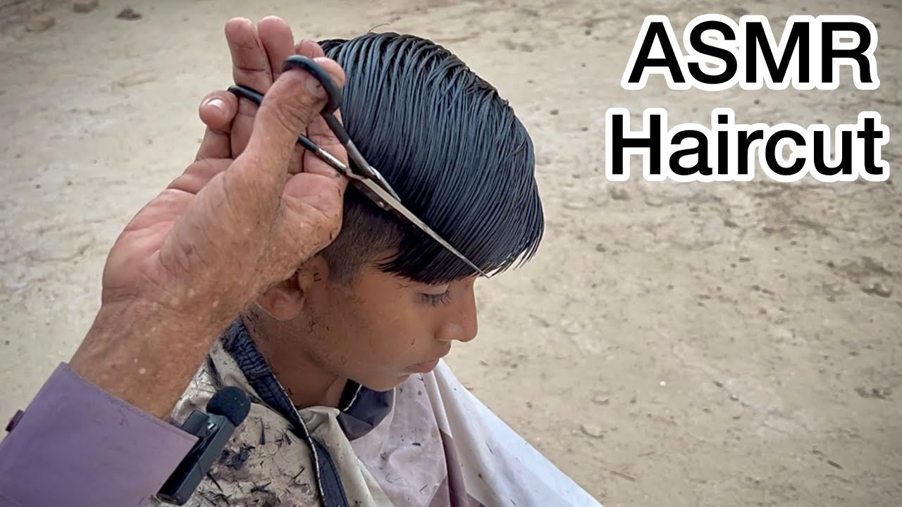 Ultra aggressive asmr haircut 💇 Asmr most talented village barber 💈 