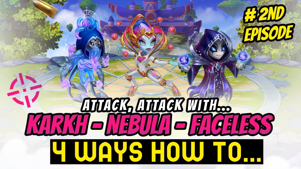 Hero Wars - Karkh Nebula Faceless Team attacking Solutions - | ATTACK, ATTACK with... Vol. 2