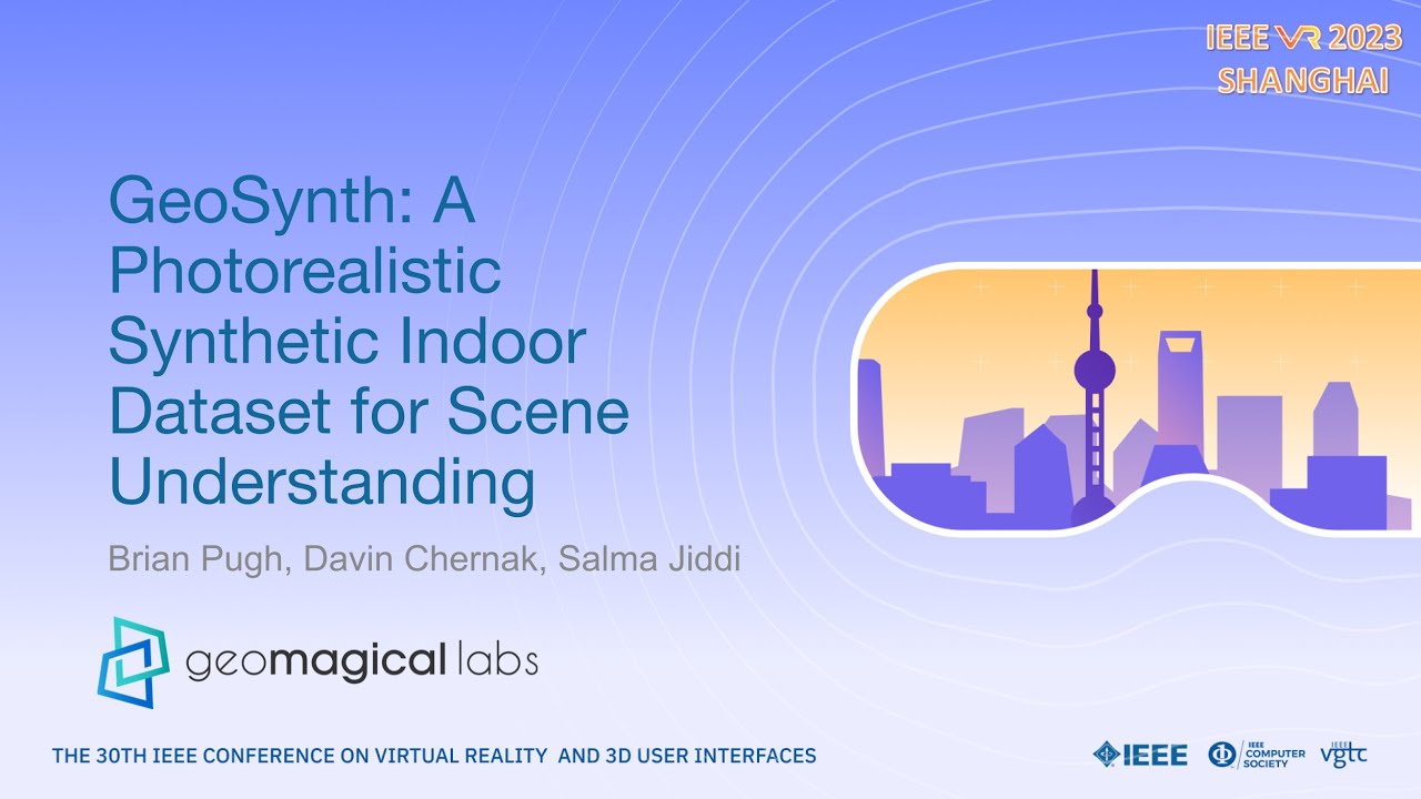 [IEEE VR 2023 FF] GeoSynth: A Photorealistic Synthetic Indoor Dataset for Scene Understanding