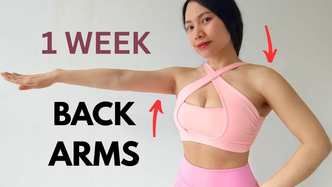 LOSE ARM FAT, BACK FAT in 7 day challenge, Bra Bulge, Armpit Fat, Flabby Arms, Back Rolls