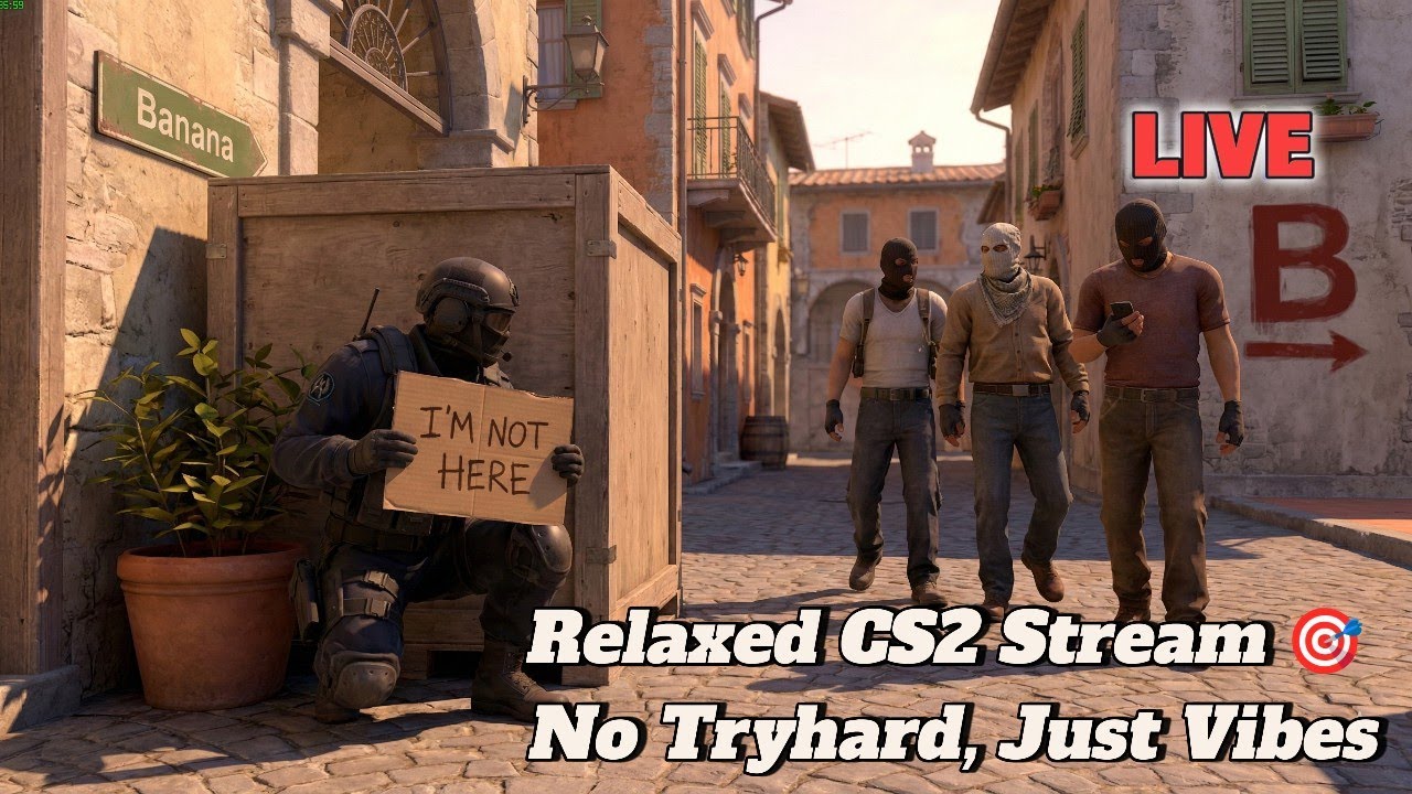 Relaxed CS2 Stream 🎯 | No Tryhard, Just Vibes 